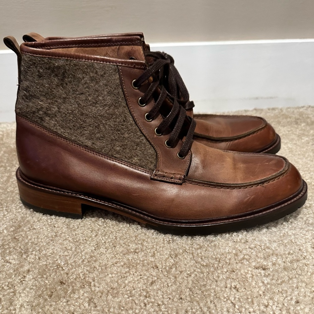 McCarren & Sons Leather & Wool Chukka boots size 9.5